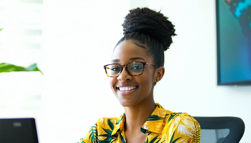 Jamaican professional exploring international job opportunities online